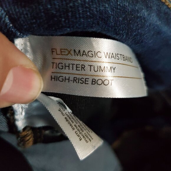 Lane Bryant Jeans Womens Size 22 Blue High-Rise Bootcut Flex Magic Waistband - Picture 3 of 13